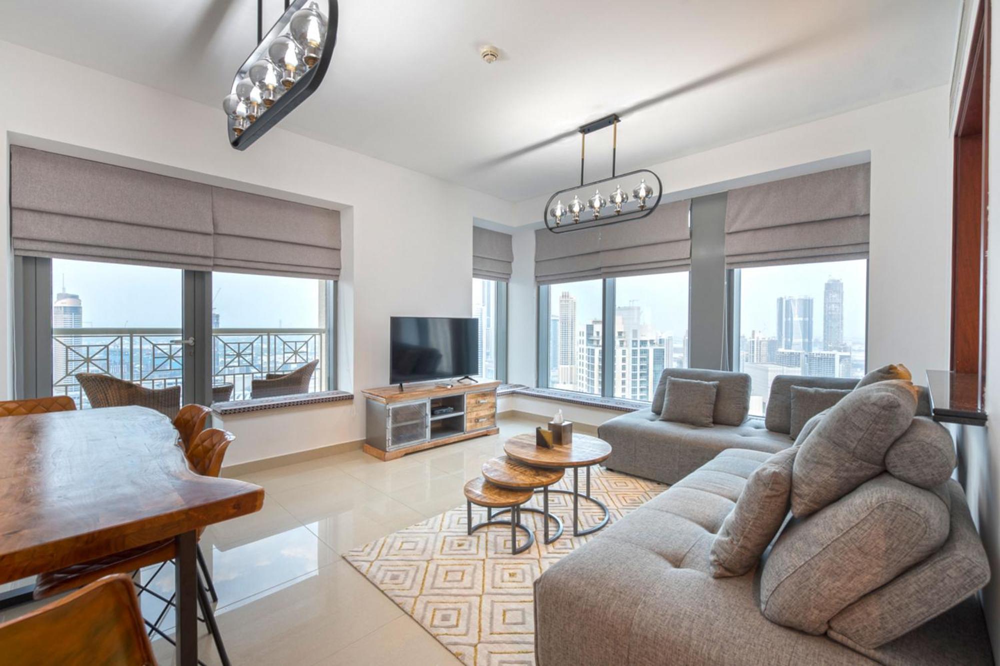 דובאי Spectacular Burj Khalifa View 2Br 29 Boulevard Tower 2 מראה חיצוני תמונה