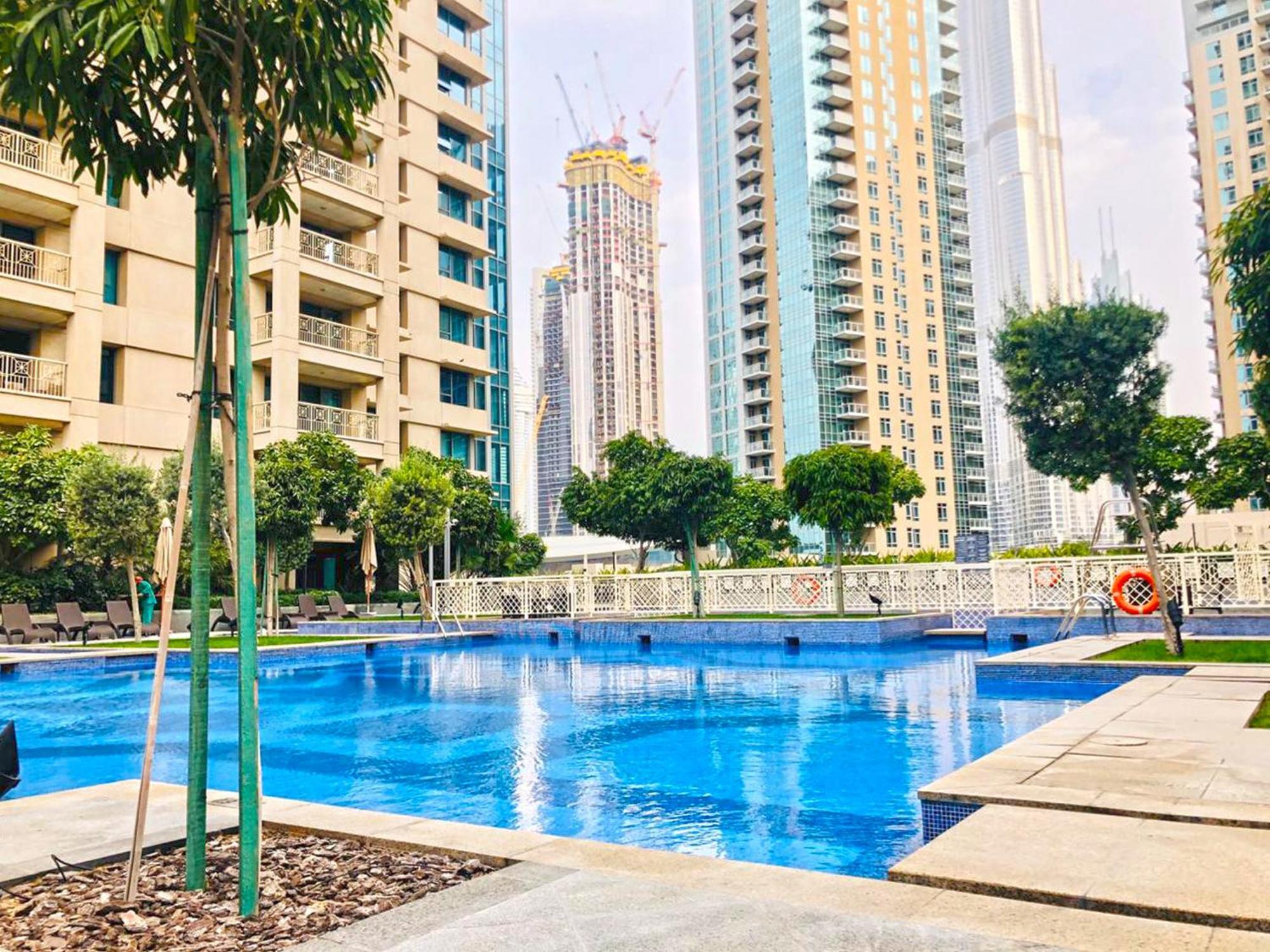 דובאי Spectacular Burj Khalifa View 2Br 29 Boulevard Tower 2 מראה חיצוני תמונה